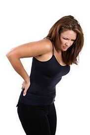 Mas mababang sakit sa likod sa isang babaeng may osteochondrosis